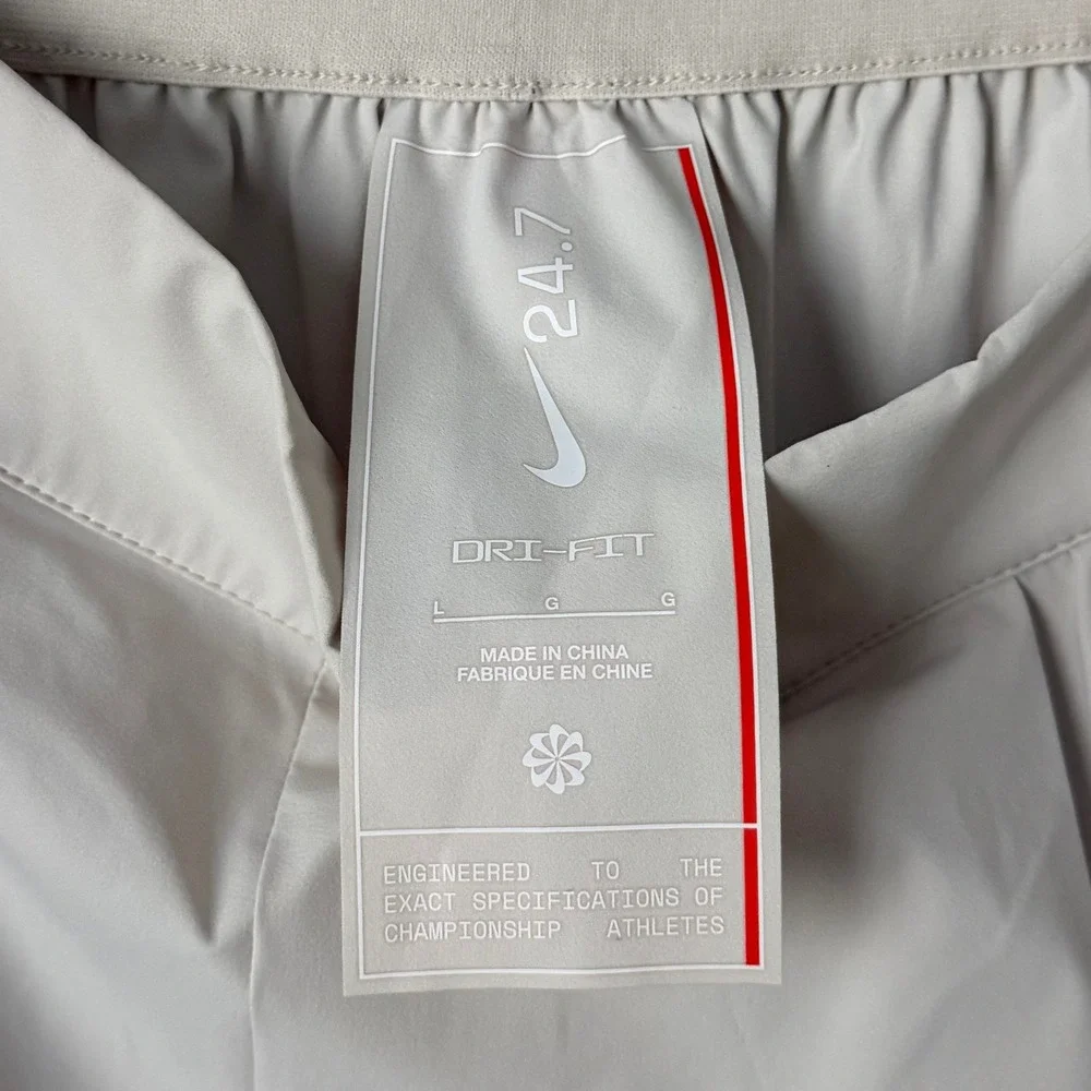 Nike Dri-FIT 24.7 PerfectStretch Wide Leg High Rise Pleated Pants Womens Large